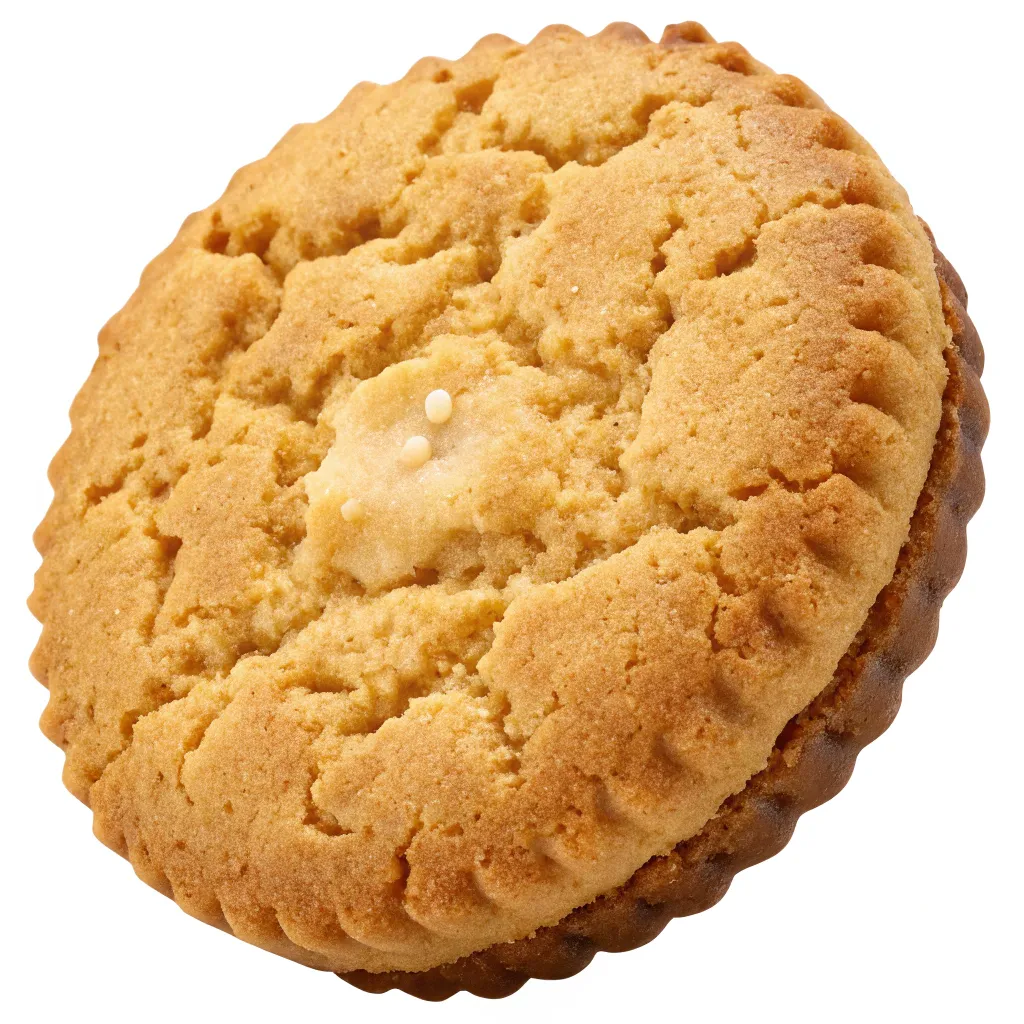 A stylized cookie icon